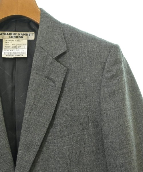KATHARINE HAMNETT（キャサリンハムレット）テーラードジャケット グレー サイズ:L メンズ/2200622106021
