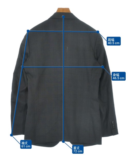 KATHARINE HAMNETT（キャサリンハムレット）テーラードジャケット 黒 サイズ:M メンズ/2200625745029