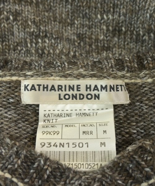 KATHARINE HAMNETT（キャサリンハムレット）ニット・セーター 茶 サイズ:M メンズ/2200618851058