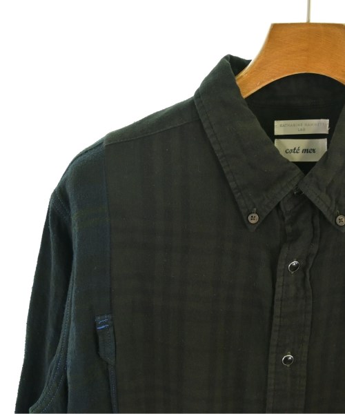 KATHARINE HAMNETT（キャサリンハムレット）カジュアルシャツ 黒 サイズ:M メンズ/2200655101024