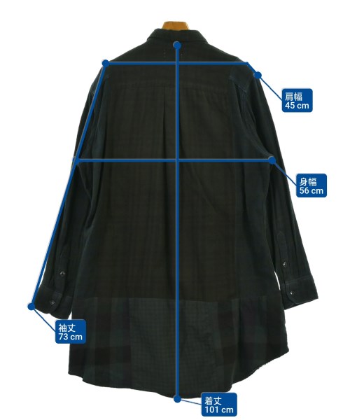 KATHARINE HAMNETT（キャサリンハムレット）カジュアルシャツ 黒 サイズ:M メンズ/2200655101024