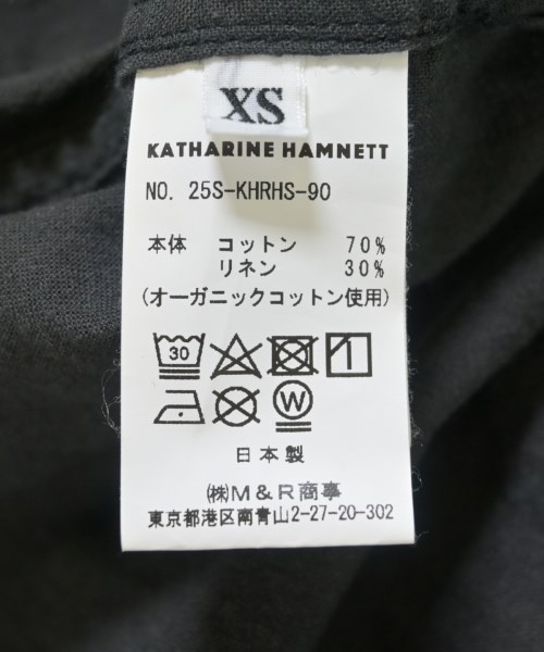 KATHARINE HAMNETT（キャサリンハムレット）カジュアルシャツ 黒 サイズ:XS メンズ/2200699485043