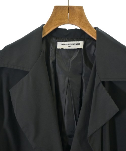 KATHARINE HAMNETT（キャサリンハムレット）チェスターコート 黒 サイズ:L メンズ/2200665030086