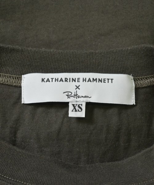 KATHARINE HAMNETT（キャサリンハムレット）Tシャツ・カットソー カーキ サイズ:XS レディース/2200726825095