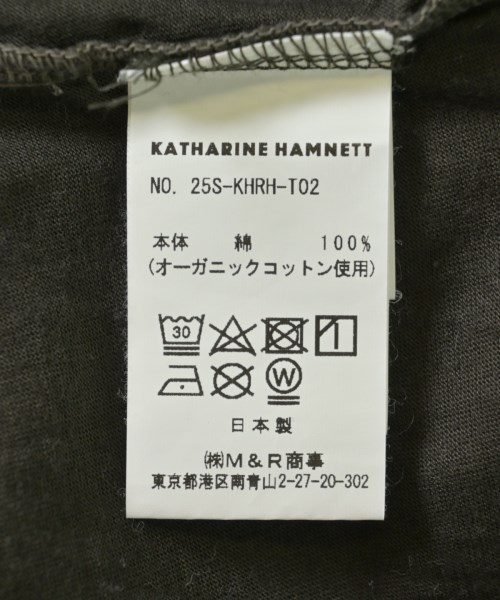 KATHARINE HAMNETT（キャサリンハムレット）Tシャツ・カットソー カーキ サイズ:XS レディース/2200726825095