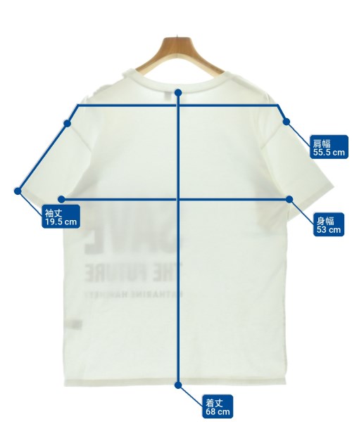KATHARINE HAMNETT（キャサリンハムレット）Tシャツ・カットソー 白 サイズ:M メンズ/2200720160291