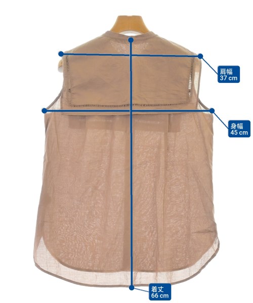 AG by aquagirl（エージーバイアクアガール）ブラウス 茶 サイズ:38(M位) レディース/2200636472082