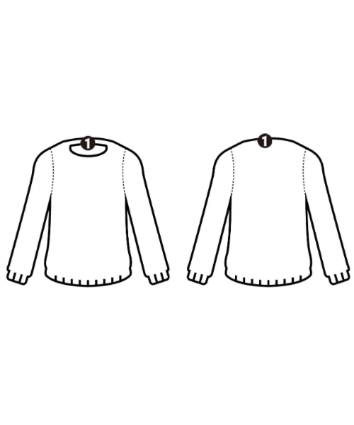 aqua girl（アクアガール）ニット・セーター 紫 サイズ:F レディース/2200640541095