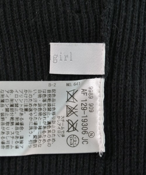 aqua girl（アクアガール）ニット・セーター 黒 サイズ:F レディース/2200619386078
