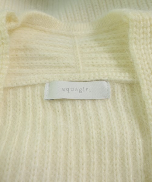 aqua girl（アクアガール）ニット・セーター 白 サイズ:36(S位) レディース/2200617034124