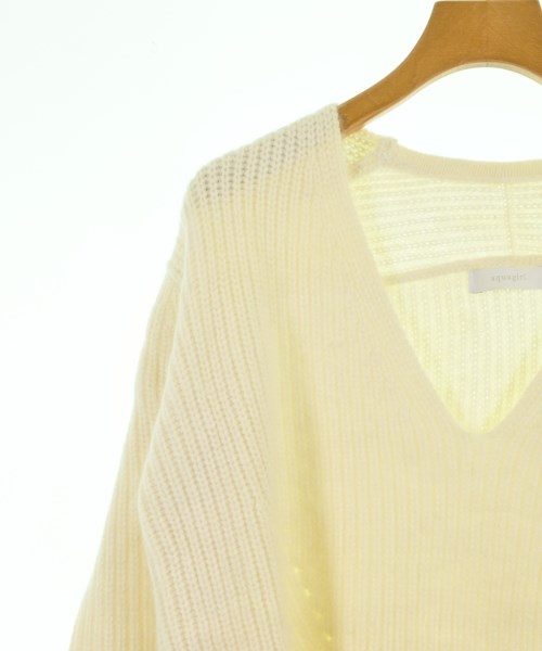 aqua girl（アクアガール）ニット・セーター 白 サイズ:36(S位) レディース/2200617034124