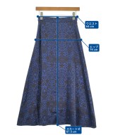 aqua girl（アクアガール）ロング・マキシ丈スカート 青 サイズ:36(S位) レディース/2200702873027
