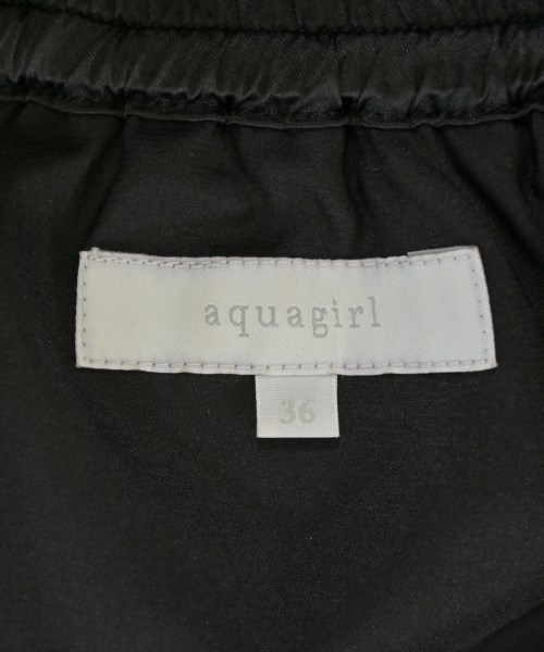 aqua girl（アクアガール）ロング・マキシ丈スカート 黒 サイズ:36(S位) レディース/2200702890024