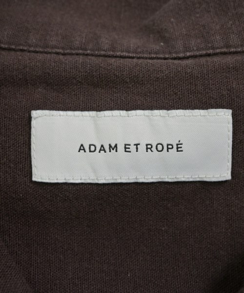 ADAM ET ROPE（アダムエロペ）カジュアルシャツ 茶 サイズ:M メンズ/2200624015024