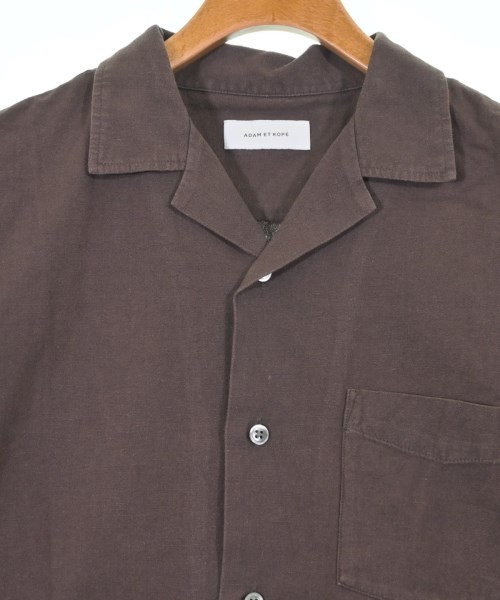 ADAM ET ROPE（アダムエロペ）カジュアルシャツ 茶 サイズ:M メンズ/2200624015024