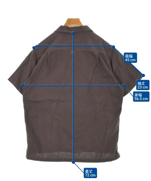 ADAM ET ROPE（アダムエロペ）カジュアルシャツ 茶 サイズ:M メンズ/2200624015024