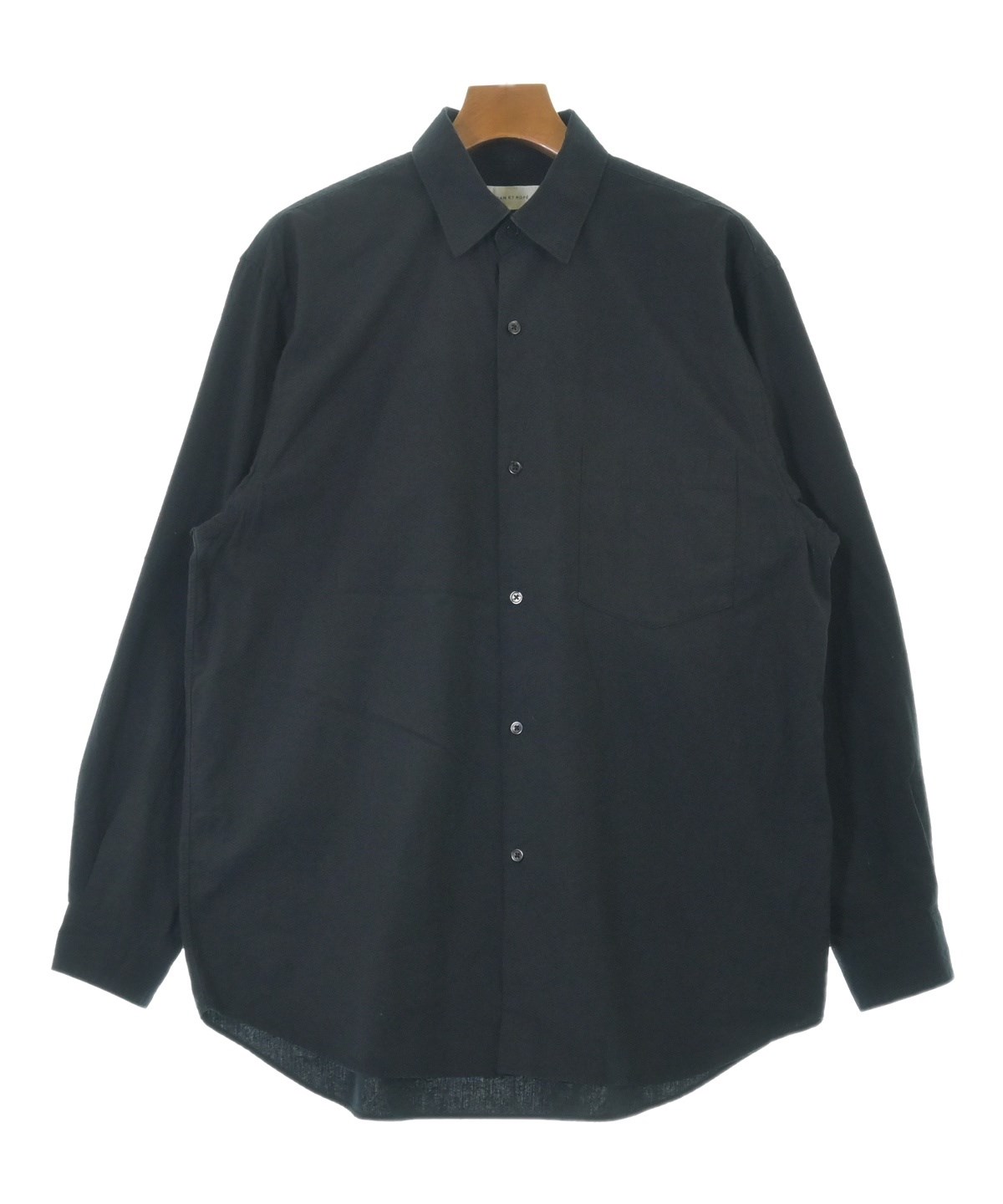 ADAM ET ROPE アダムエロペ カジュアルシャツ メンズ 【古着】【中古】 ADAM ET ROPE（アダムエロペ）カジュアルシャツ 紺 サイズ:M メンズ