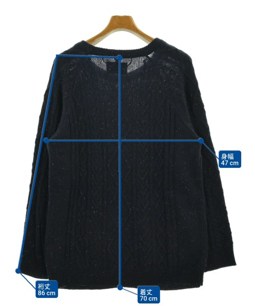 ADAM ET ROPE（アダムエロペ）ニット・セーター 紺 サイズ:M メンズ/2200633621056