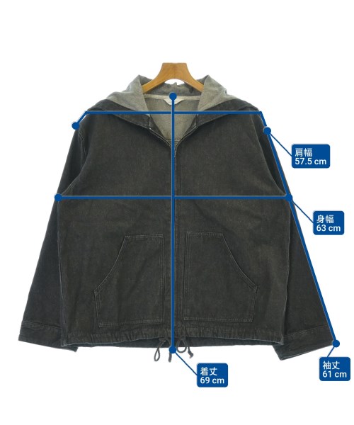 ADAM ET ROPE（アダムエロペ）デニムジャケット 黒 サイズ:L メンズ/2200616780121