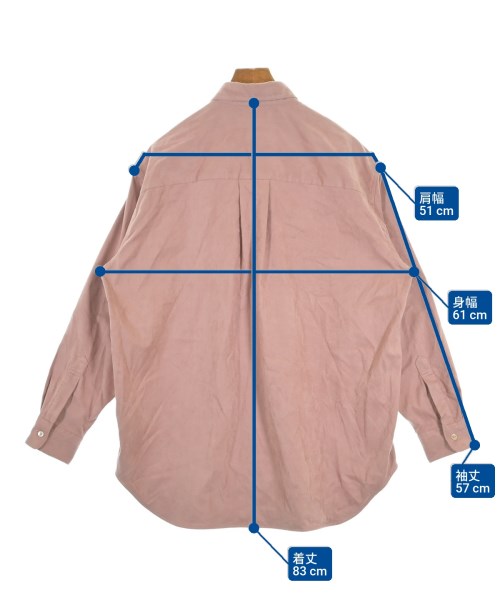 ADAM ET ROPE（アダムエロペ）カジュアルシャツ ピンク サイズ:M メンズ/2200616780138