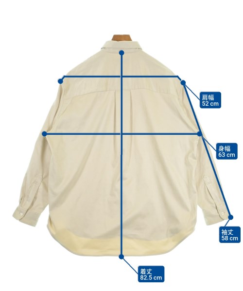 ADAM ET ROPE（アダムエロペ）カジュアルシャツ 白 サイズ:M メンズ/2200616780152