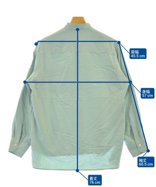 ADAM ET ROPE（アダムエロペ）カジュアルシャツ 青 サイズ:M メンズ/2200616780169