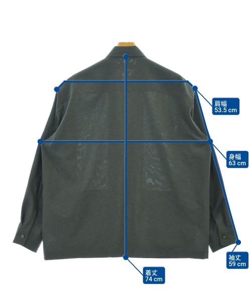 ADAM ET ROPE（アダムエロペ）カジュアルシャツ グレー サイズ:M メンズ/2200616780244