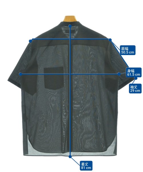 ADAM ET ROPE（アダムエロペ）カジュアルシャツ 黒 サイズ:L メンズ/2200616780312