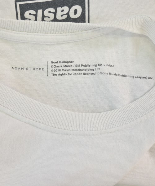 ADAM ET ROPE（アダムエロペ）Tシャツ・カットソー 白 サイズ:L メンズ/2200622697055