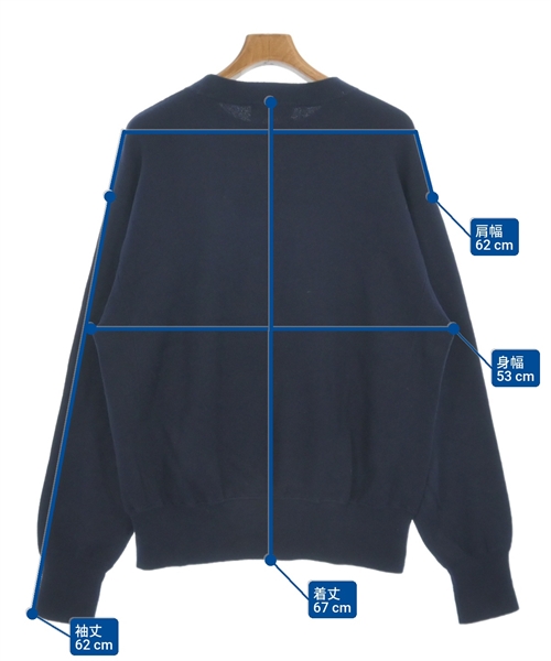 ADAM ET ROPE（アダムエロペ）スウェット 紺 サイズ:L メンズ/2200615639031