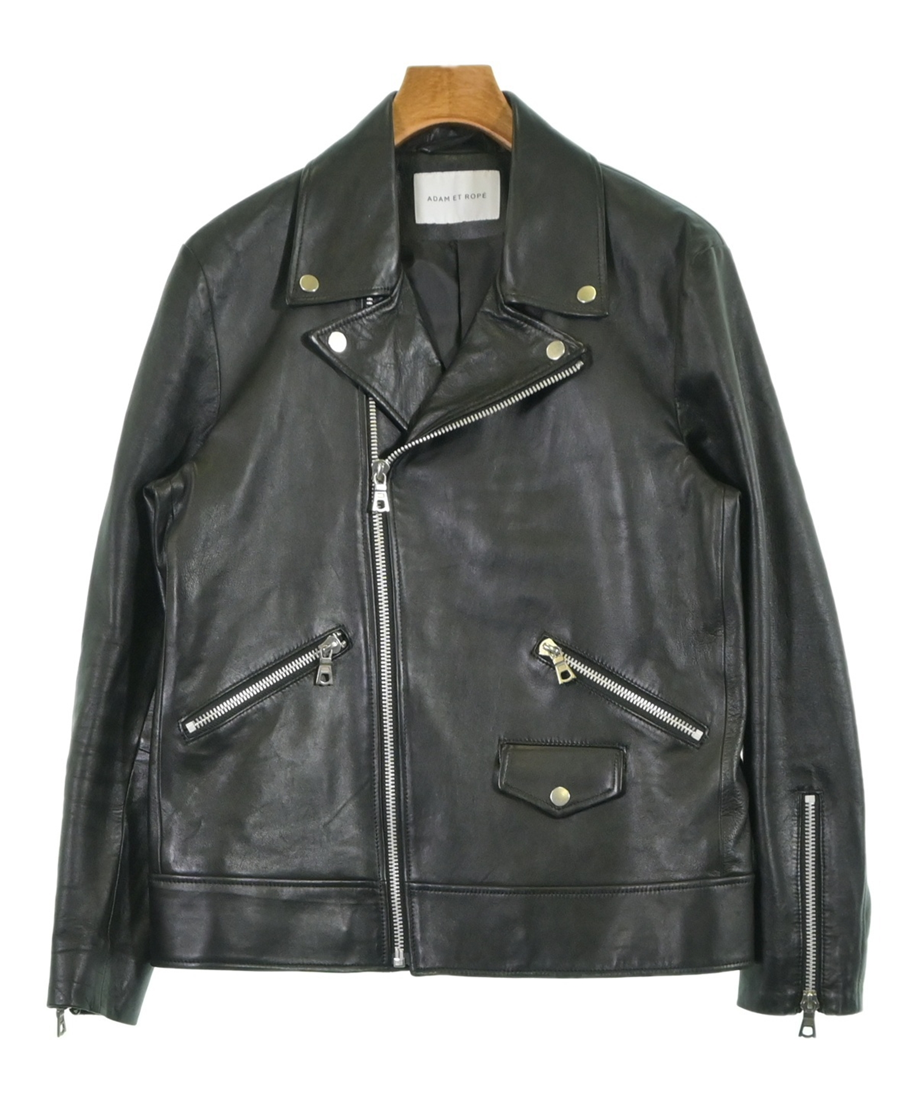 ADAM ET ROPE（アダムエロペ）ライダース 黒 サイズ:L メンズ