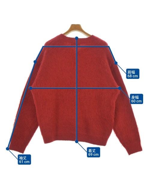 ADAM ET ROPE（アダムエロペ）ニット・セーター 赤 サイズ:L メンズ/2200628891020