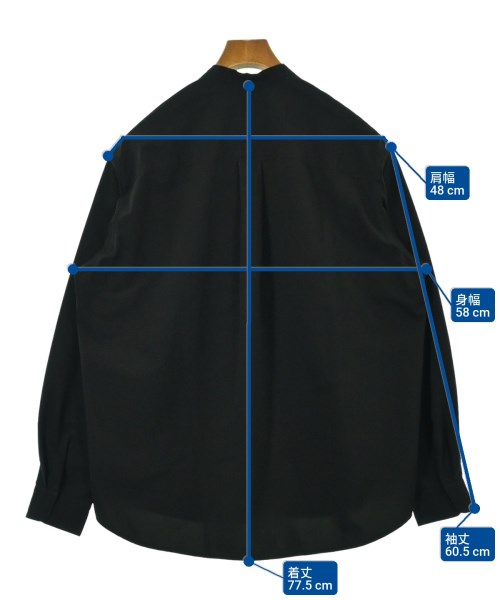 ADAM ET ROPE（アダムエロペ）カジュアルシャツ 黒 サイズ:M メンズ/2200620859097