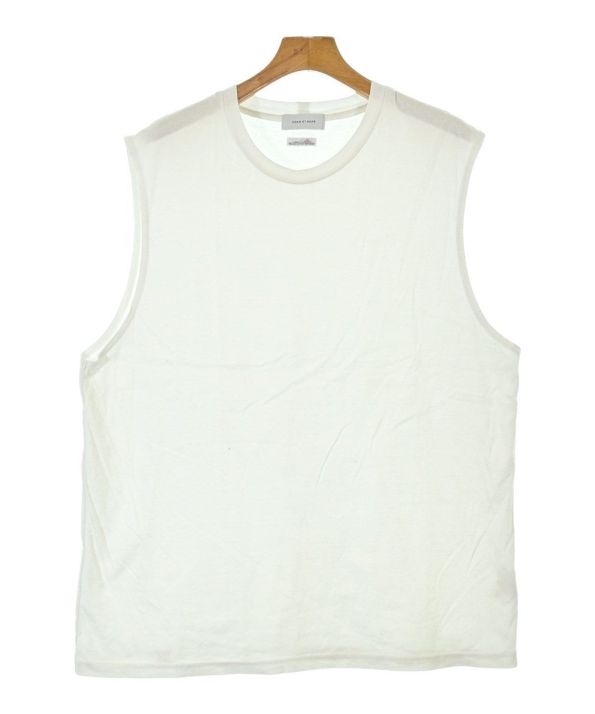 ADAM ET ROPE（アダムエロペ）タンクトップ 白 サイズ:F メンズ