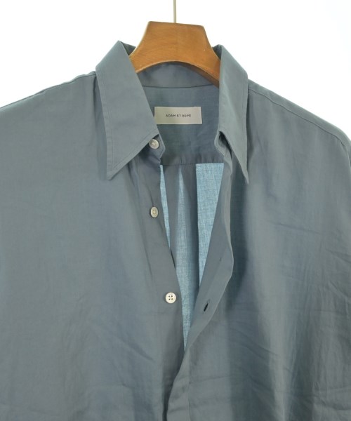 ADAM ET ROPE（アダムエロペ）カジュアルシャツ 青 サイズ:L メンズ/2200632150243