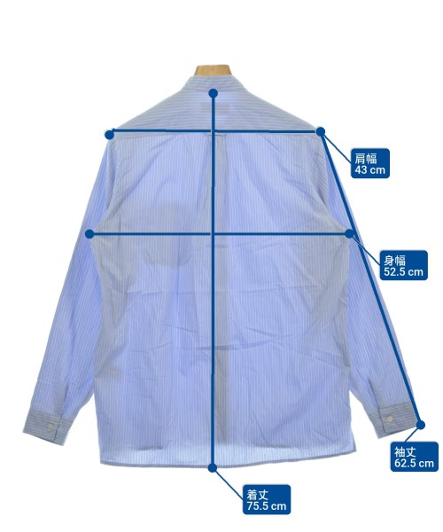 ADAM ET ROPE（アダムエロペ）カジュアルシャツ 青 サイズ:L メンズ/2200633544126