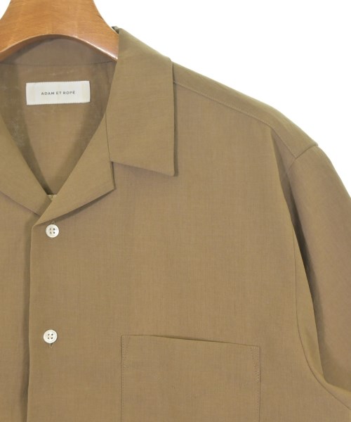 ADAM ET ROPE（アダムエロペ）カジュアルシャツ 茶 サイズ:L メンズ/2200679667032