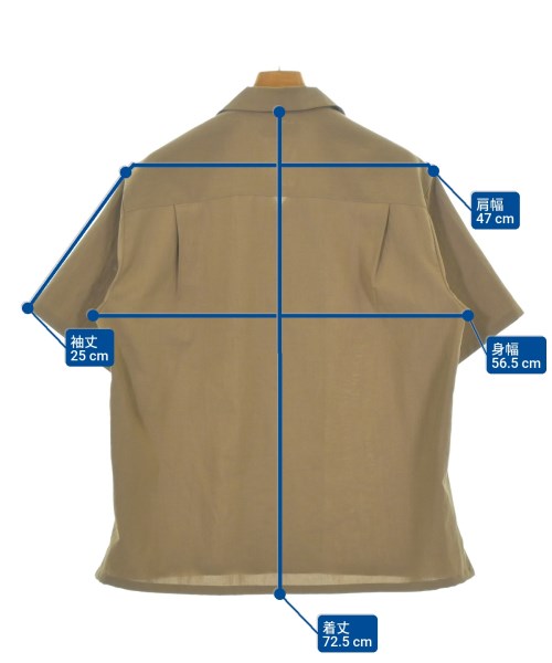 ADAM ET ROPE（アダムエロペ）カジュアルシャツ 茶 サイズ:L メンズ/2200679667032