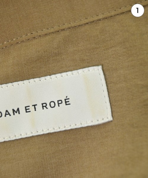 ADAM ET ROPE（アダムエロペ）カジュアルシャツ 茶 サイズ:L メンズ/2200679667032