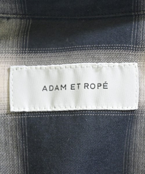 ADAM ET ROPE（アダムエロペ）カジュアルシャツ 黒 サイズ:L メンズ/2200680597052