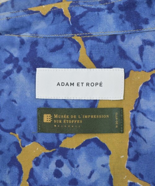 ADAM ET ROPE（アダムエロペ）カジュアルシャツ 青 サイズ:M メンズ/2200679101055