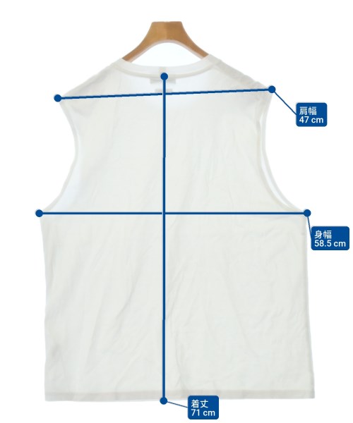 ADAM ET ROPE（アダムエロペ）タンクトップ 白 サイズ:F メンズ/2200653781020