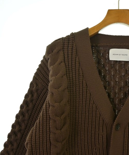 ADAM ET ROPE（アダムエロペ）カーディガン 茶 サイズ:M メンズ/2200658990052