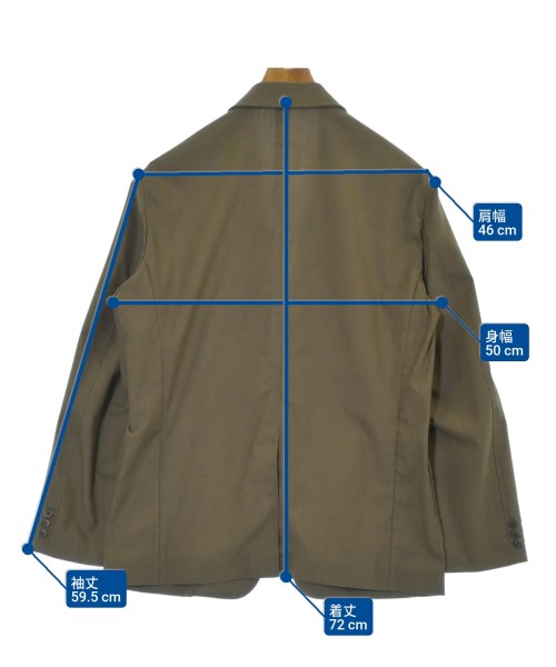 ADAM ET ROPE（アダムエロペ）テーラードジャケット カーキ サイズ:L メンズ/2200662368106