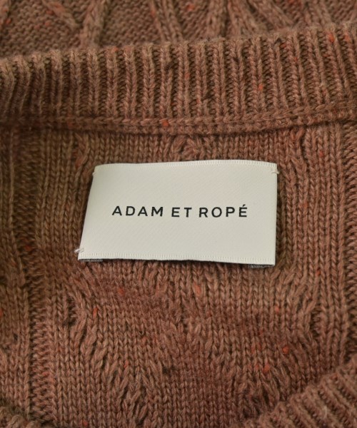 ADAM ET ROPE（アダムエロペ）ニット・セーター 茶 サイズ:M メンズ/2200645024036