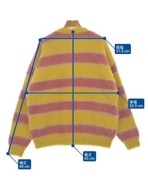 ADAM ET ROPE（アダムエロペ）ニット・セーター 黄 サイズ:L メンズ/2200644842044