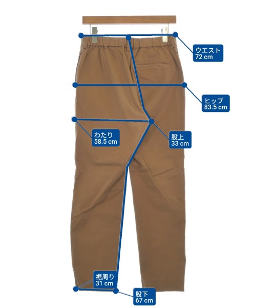 ADAM ET ROPE（アダムエロペ）チノパン 茶 サイズ:M メンズ/2200652007121