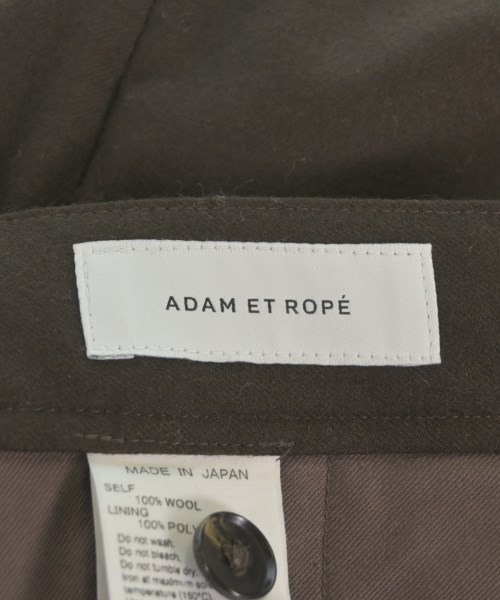 ADAM ET ROPE（アダムエロペ）スラックス 茶 サイズ:L メンズ/2200670554010