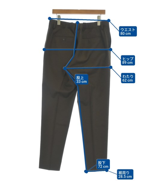 ADAM ET ROPE（アダムエロペ）スラックス 茶 サイズ:L メンズ/2200670554010