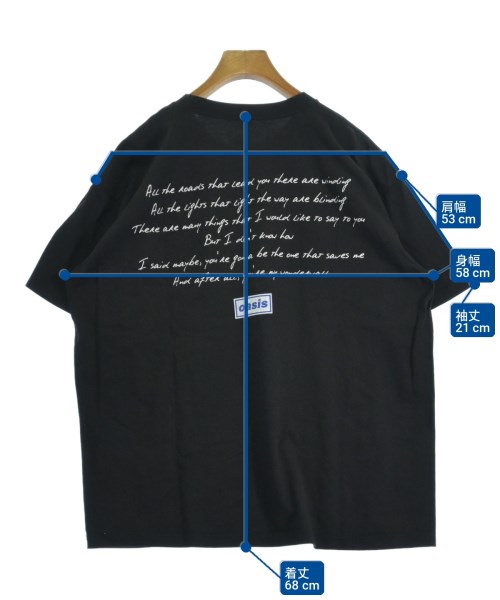 ADAM ET ROPE（アダムエロペ）Tシャツ・カットソー 黒 サイズ:LL メンズ/2200723742173
